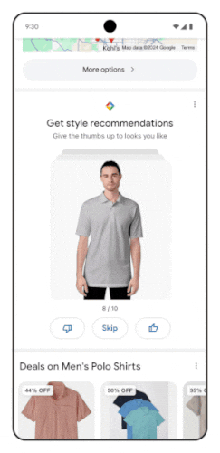 Style Recommendations Tools by Google Shopping